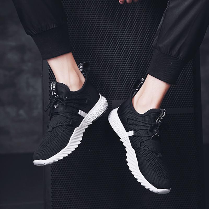 Breathable Mesh Lace Up Men's Sneakers