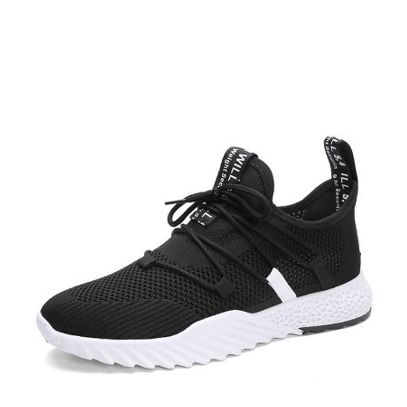 Breathable Mesh Lace Up Men's Sneakers