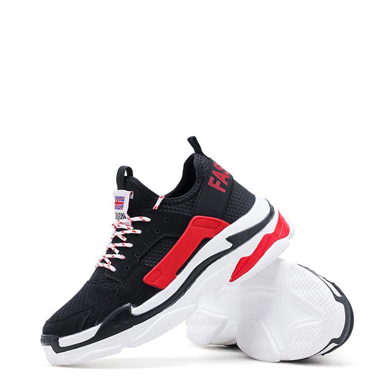 Mesh Lace Up Men's Sneakers