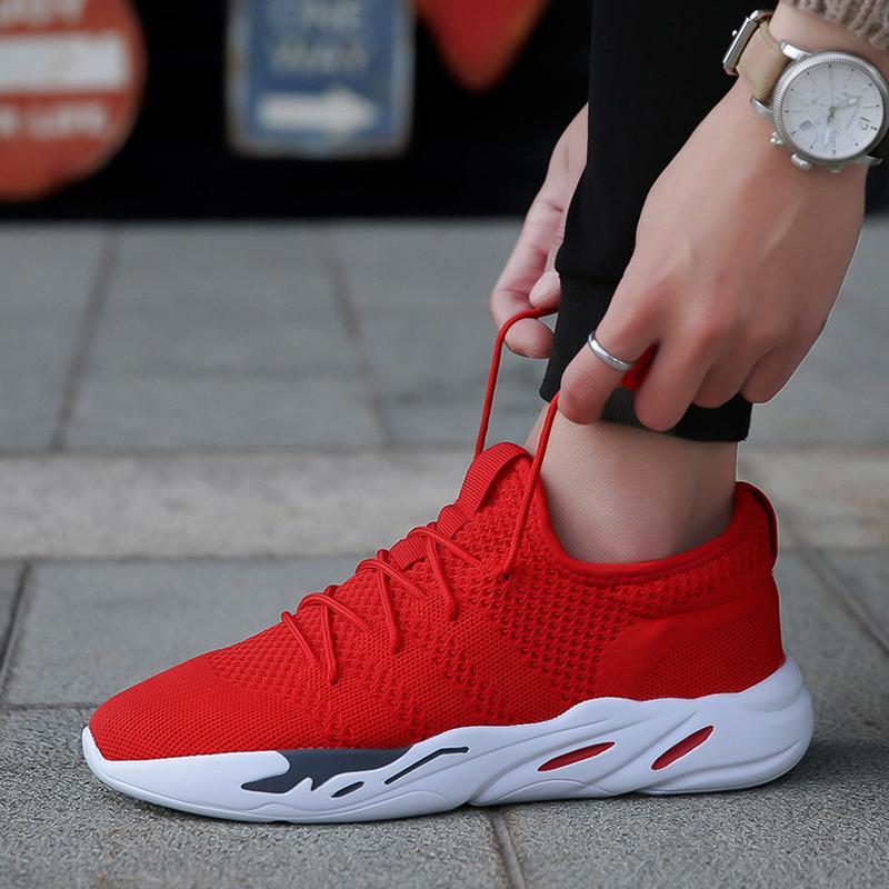 Mesh Lace Up Men's Sneakers