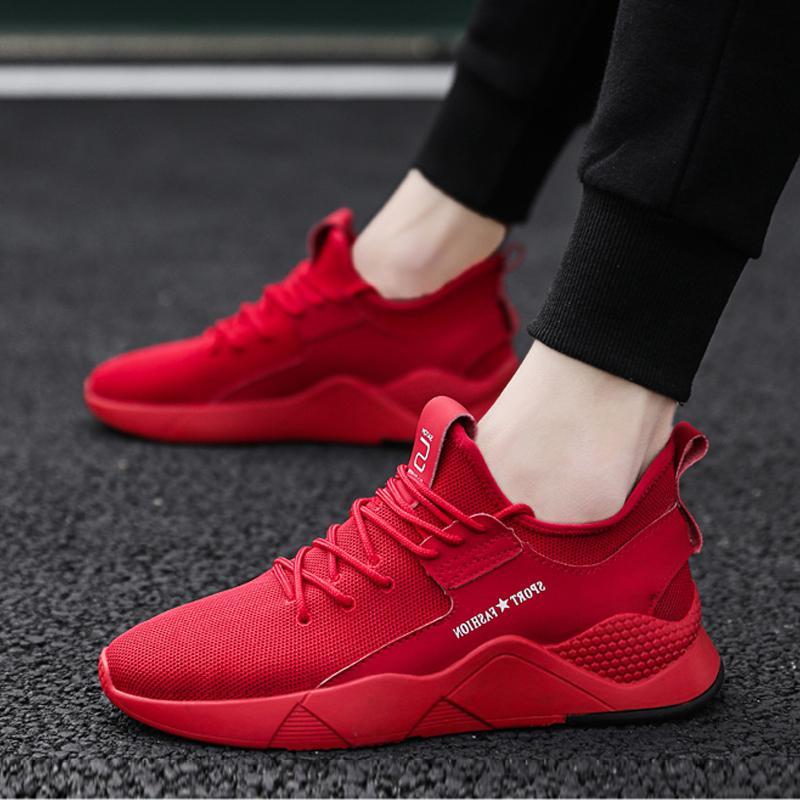 Mesh Lace Up Runing Men's Sneakers