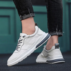 Microfiber Elastic Band Men's Sneakers