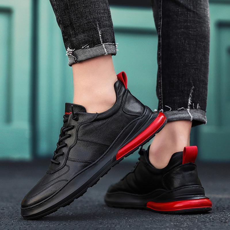 Microfiber Elastic Band Men's Sneakers