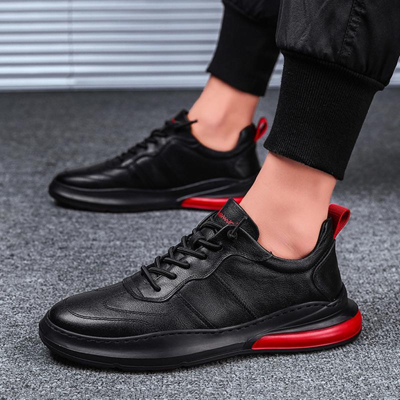 Microfiber Elastic Band Men's Sneakers