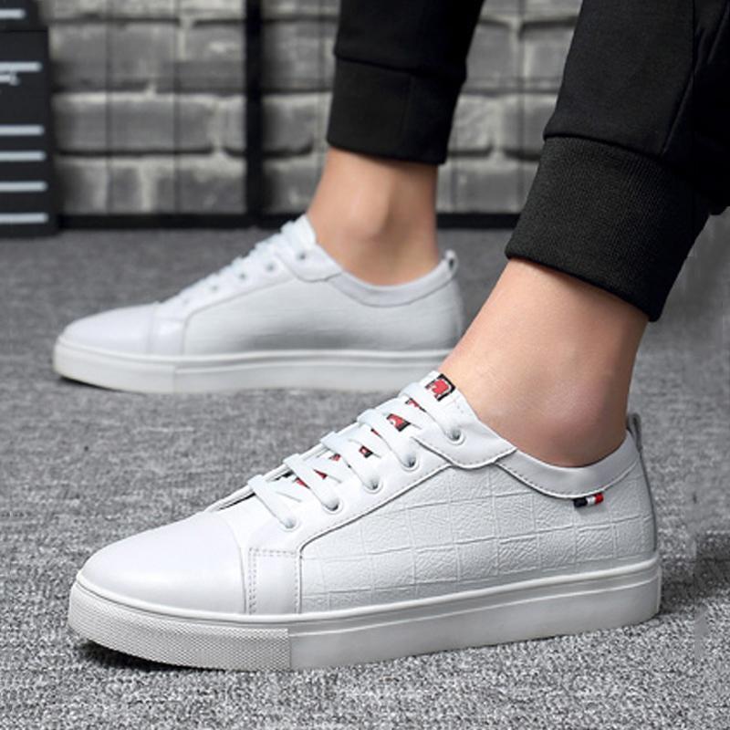 Microfiber Lace Up Men's Sneakers