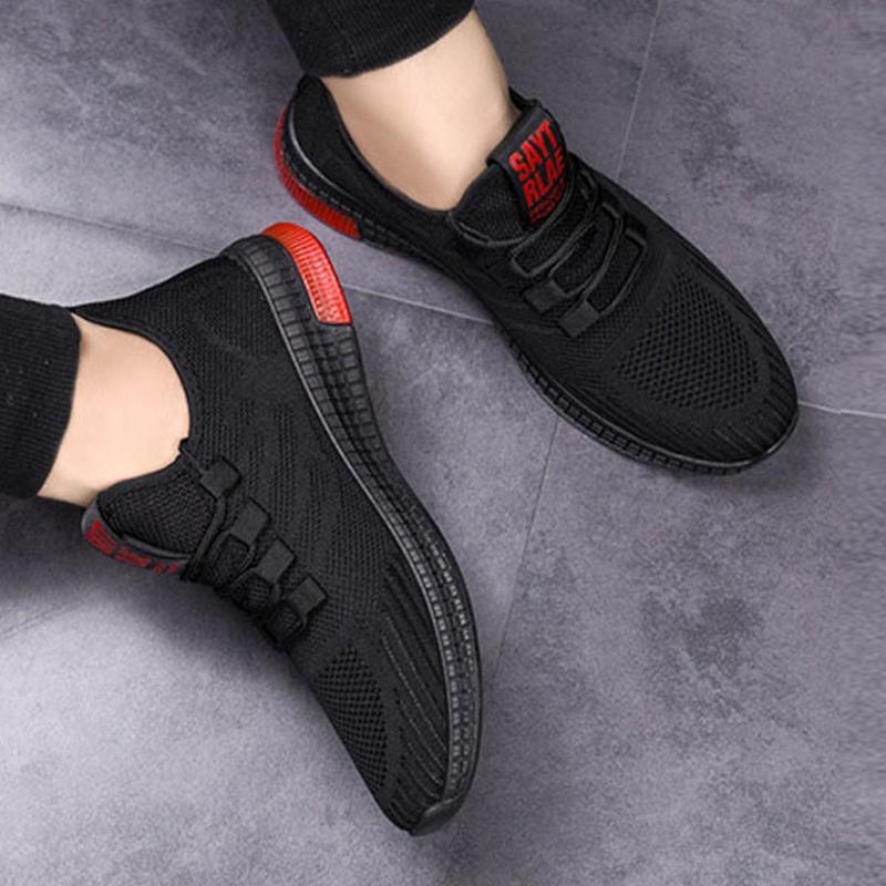 Mesh Lace Up Keep Warm Men's Sneakers