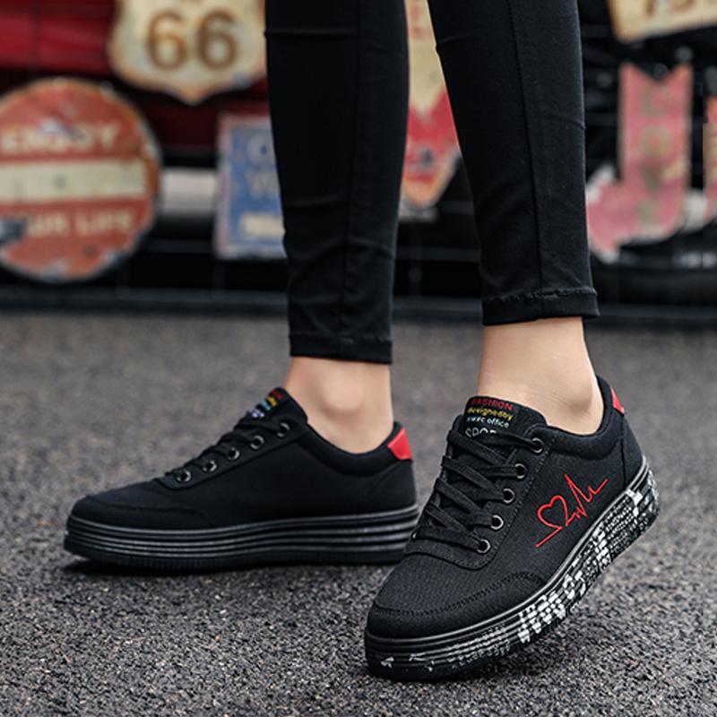 Casual Canvas Cloth Lace Up Men's Sneakers