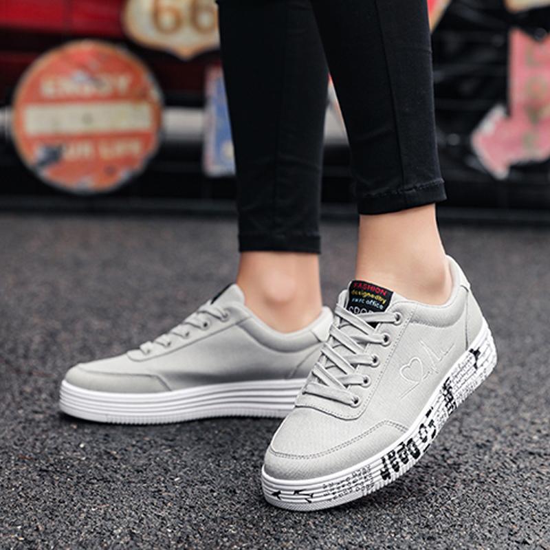 Casual Canvas Cloth Lace Up Men's Sneakers