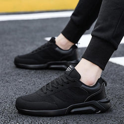 Microfiber Lace Up Men's Sneakers