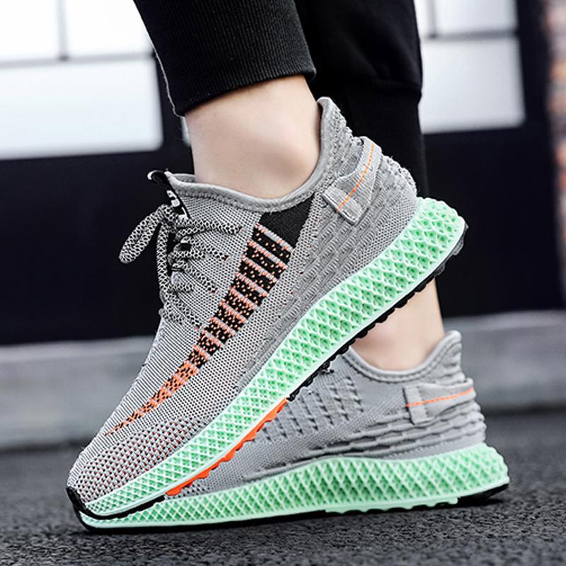 Mesh Lace Up Breathable Men's Sneakers