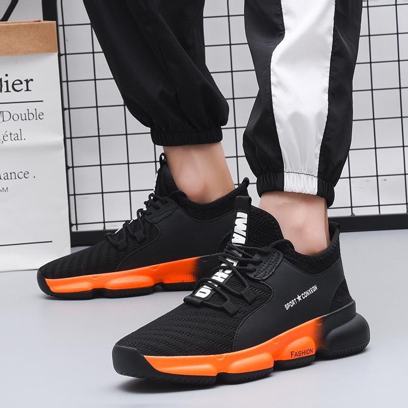 Mesh Lace Up Men's Sneakers