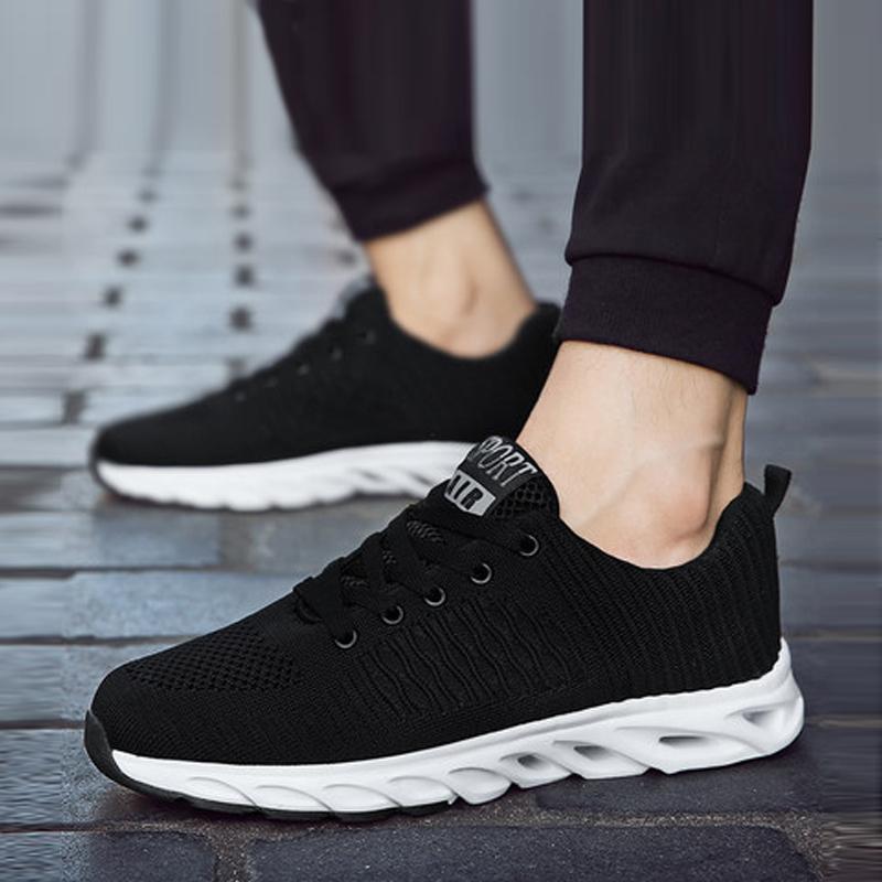 Leather Lace Up Men's Sneakers