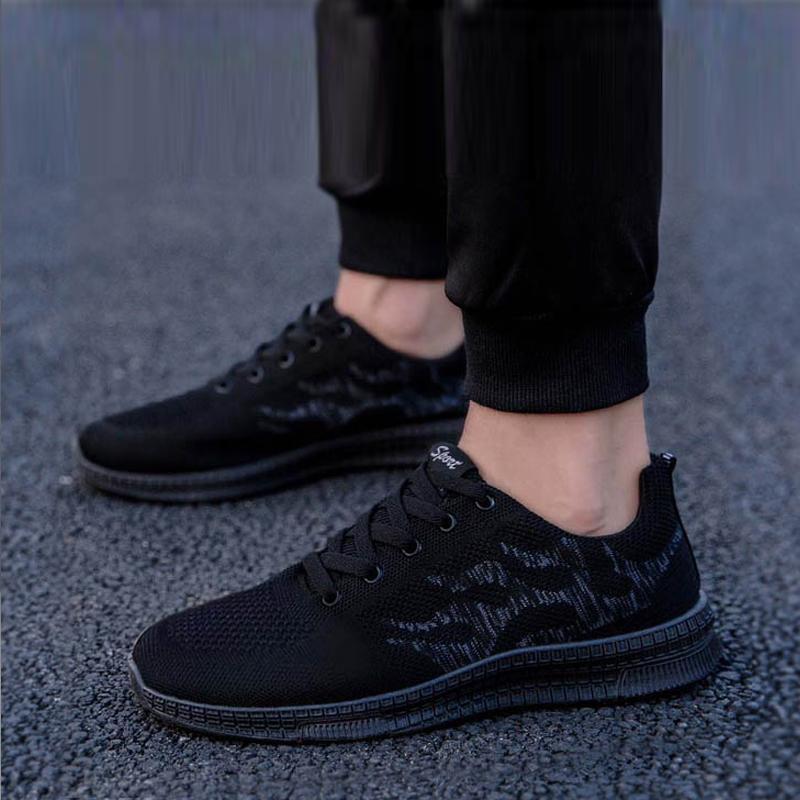 Mesh Lace Up Keep Warm Men's Sneakers