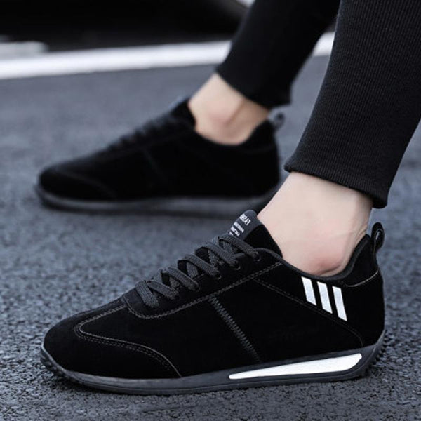 Suede Lace Up Men's Sneakers