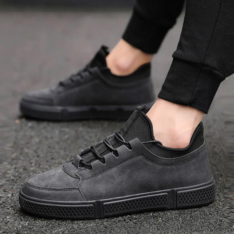 Suede Lace Up Men's Sneakers