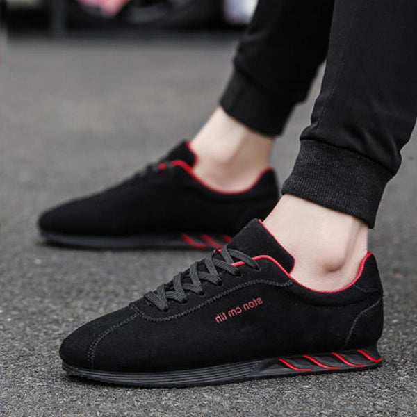 Suede Lace Up Men's Sneakers