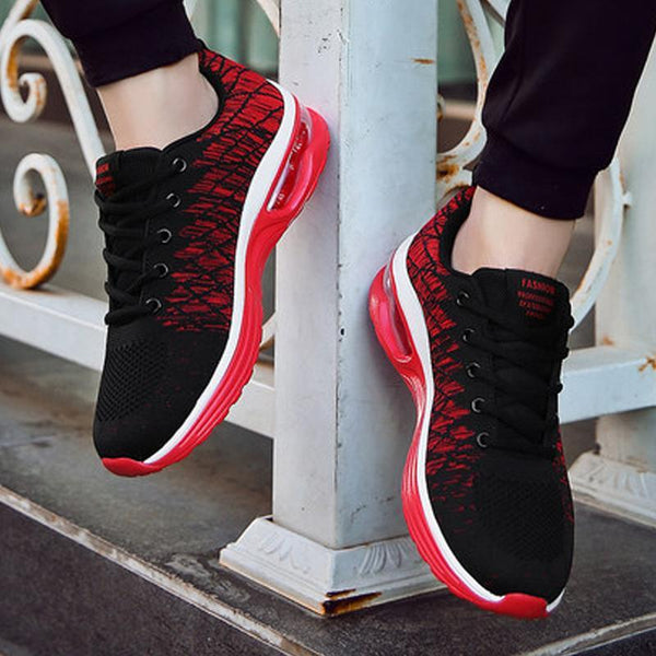 Casual Style Mesh Lace Up Men's Sneakers