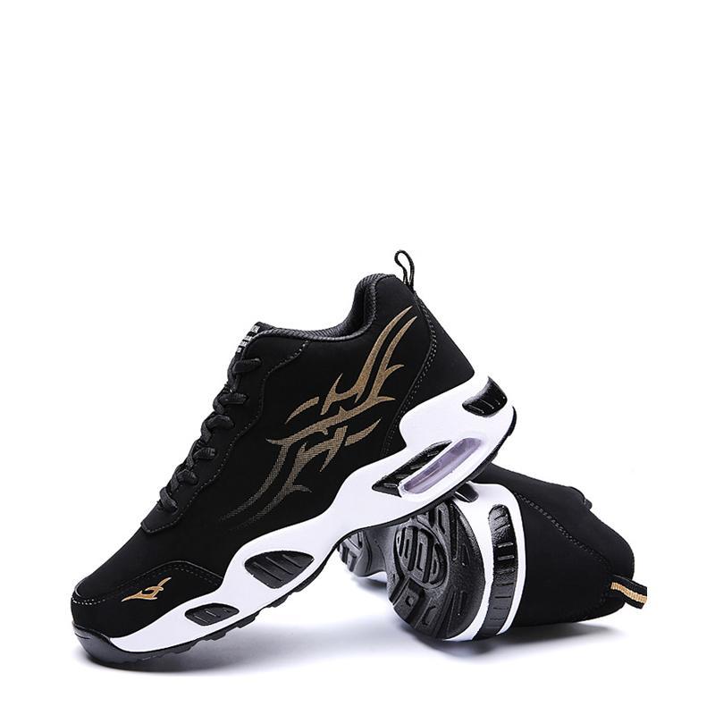 Leather Lace Up Runing Men's Sneakers