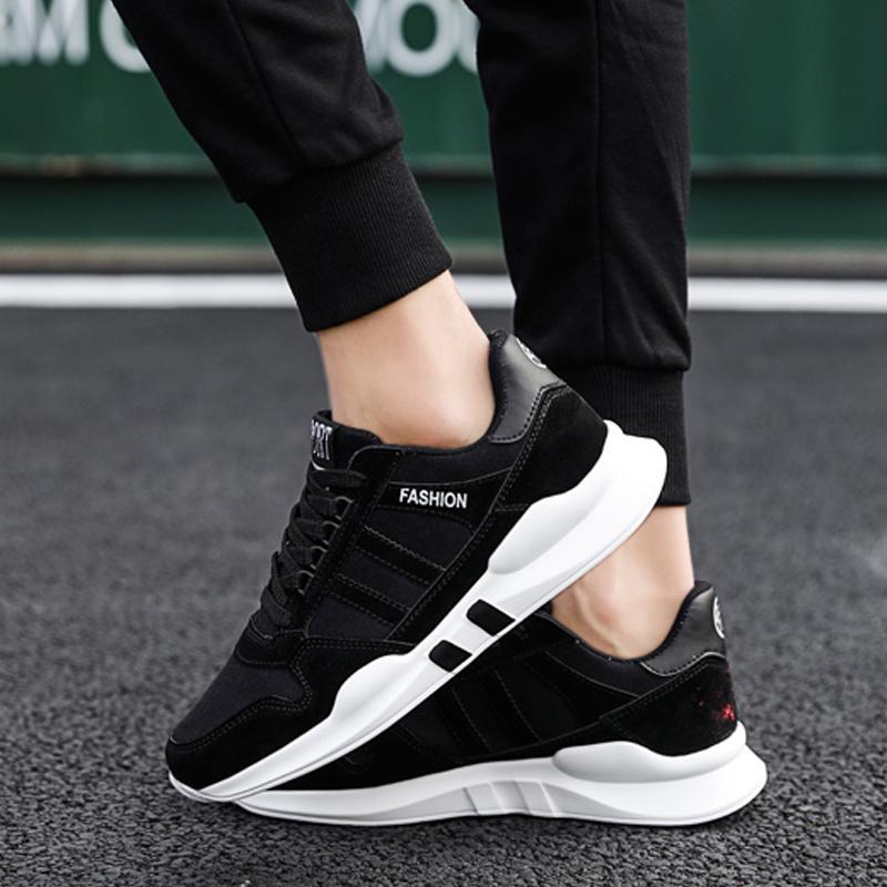 Cloth Lace Up Men's Sneakers