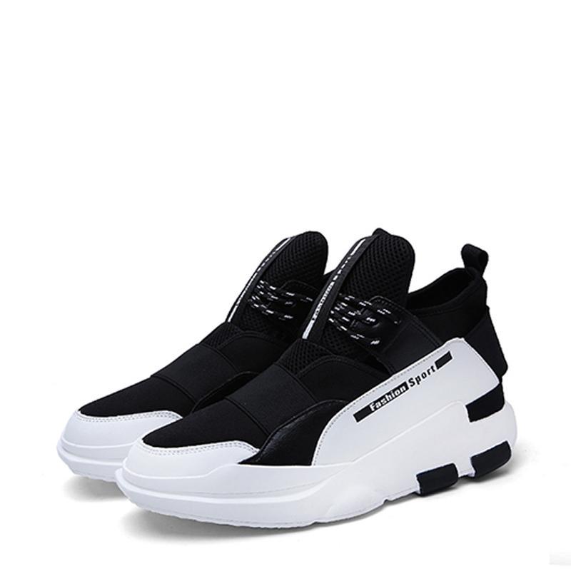 Leather Lace Up Runing Men's Sneakers