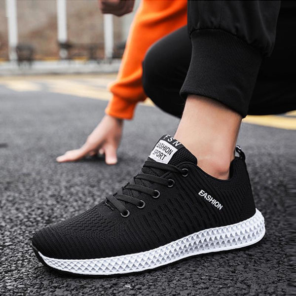 Mesh Lace Up Cold Protection Men's Sneakers
