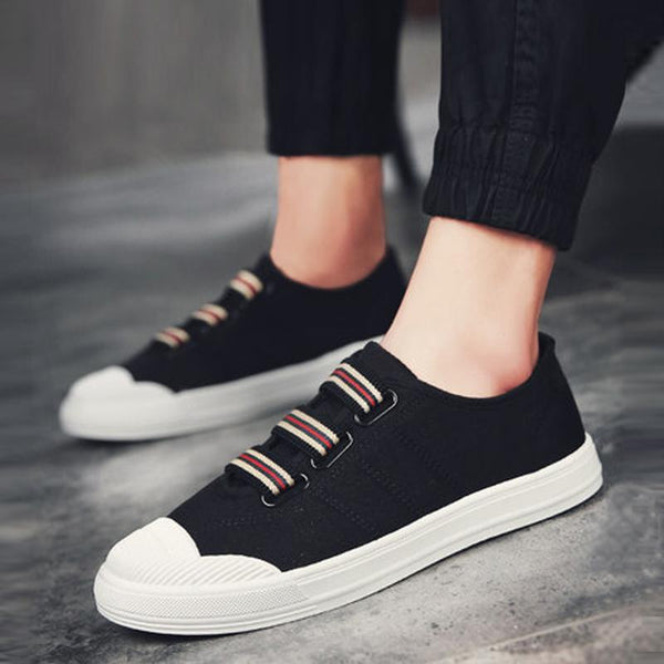 Canvas Cloth Lace Up Men's Sneakers