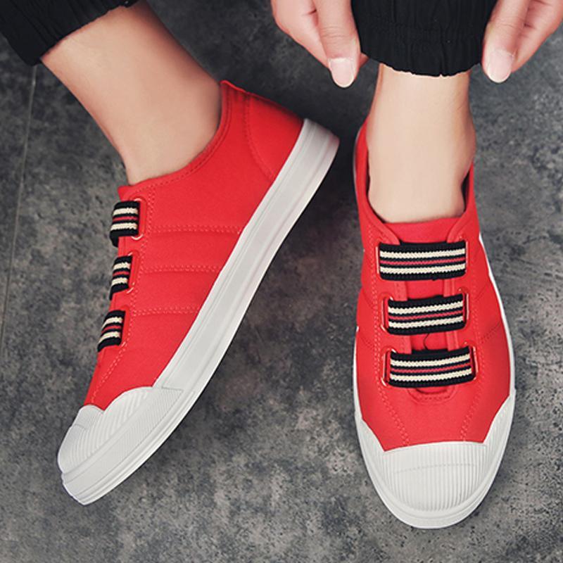 Canvas Cloth Lace Up Men's Sneakers