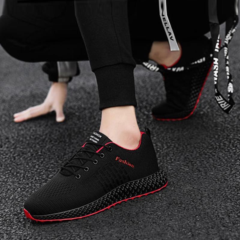 Mesh Lace Up Breathable Men's Sneakers