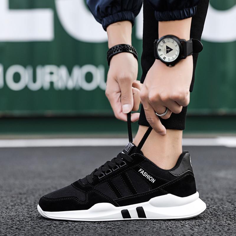 Cloth Lace Up Men's Sneakers