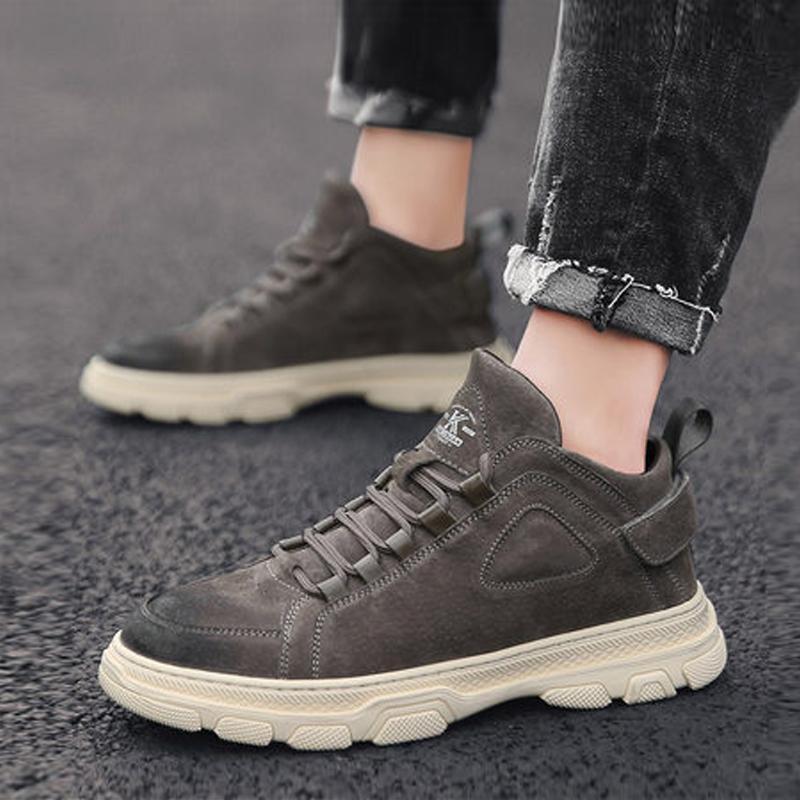 Pig Skin Lace Up Men's Boots