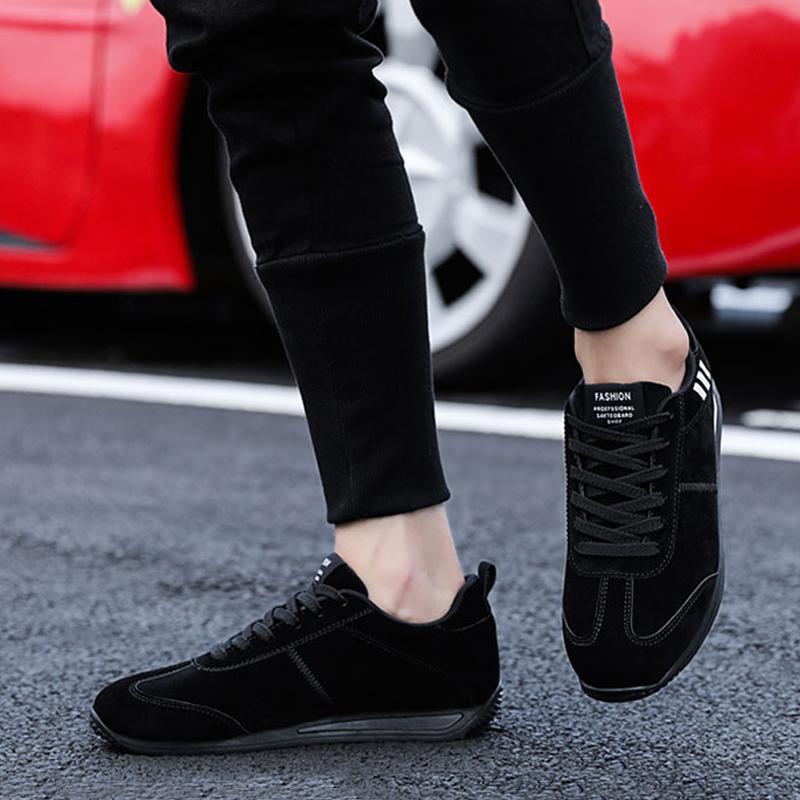 Suede Lace Up Men's Sneakers