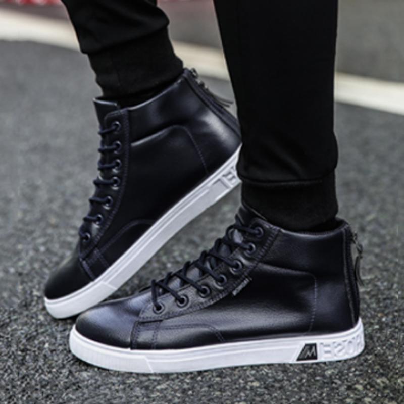 Leather Lace Up Coldproof Men's Boots