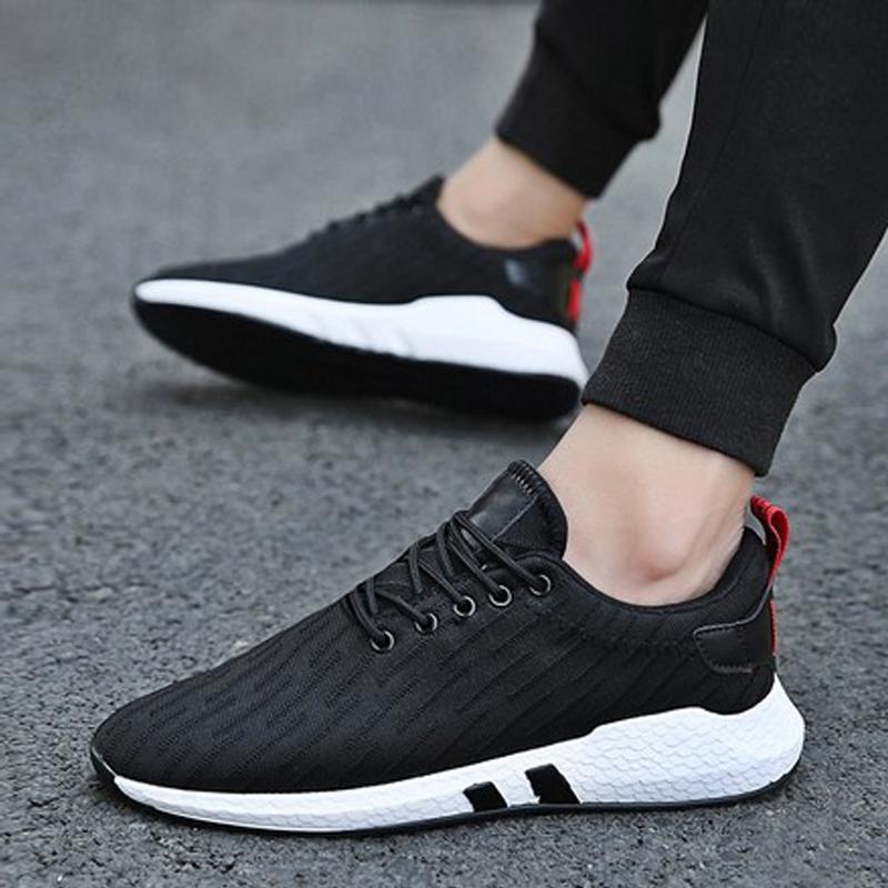 Breathable Mesh Lace Up Men's Sneakers