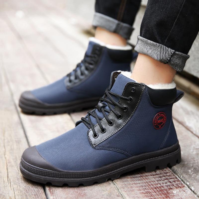 Waterproof Lace Up Men's Boots