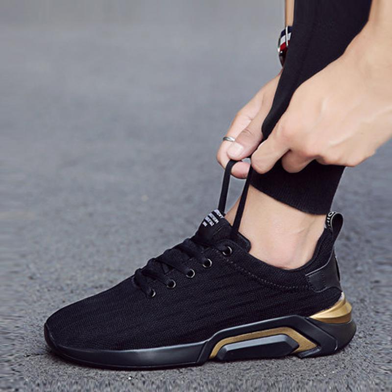 Mesh Lace Up Breathable Men's Sneakers