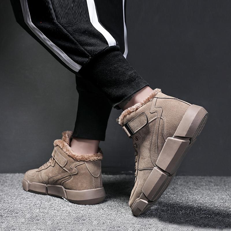 Microfiber Elastic Band Men's Boots