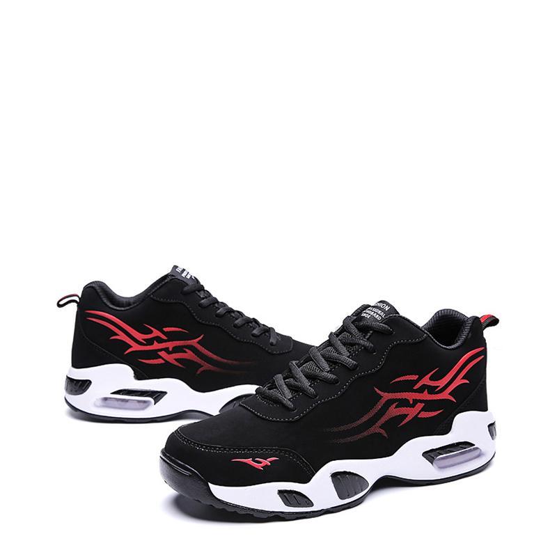 Leather Lace Up Runing Men's Sneakers