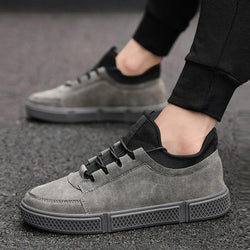 Suede Lace Up Men's Sneakers