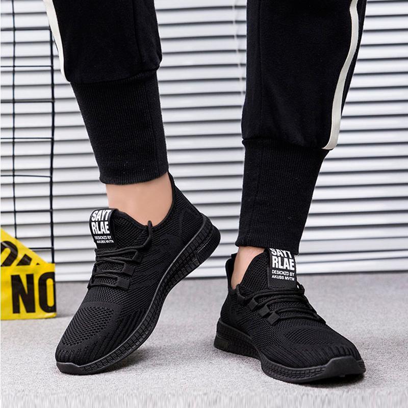 Mesh Lace Up Keep Warm Men's Sneakers