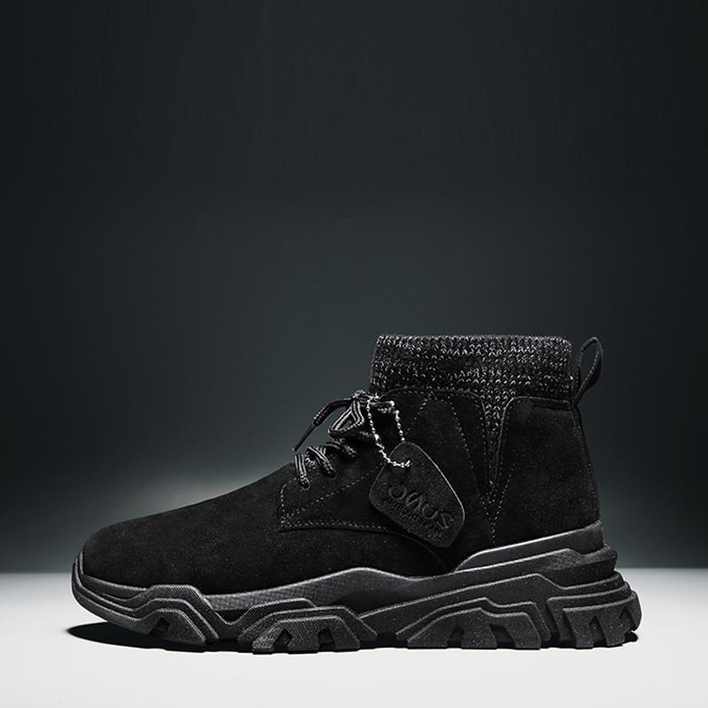 Suede Lace Up Men's Boots