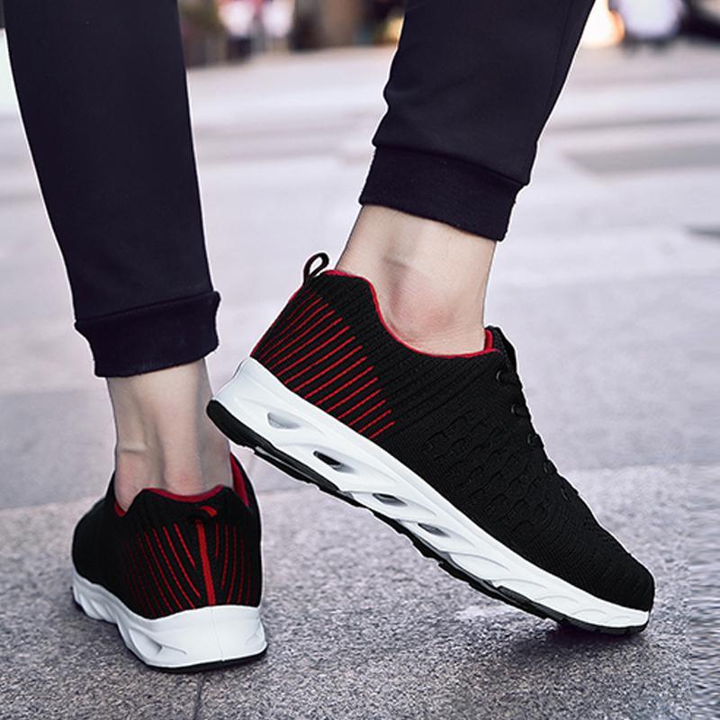 Leather Lace Up Men's Sneakers