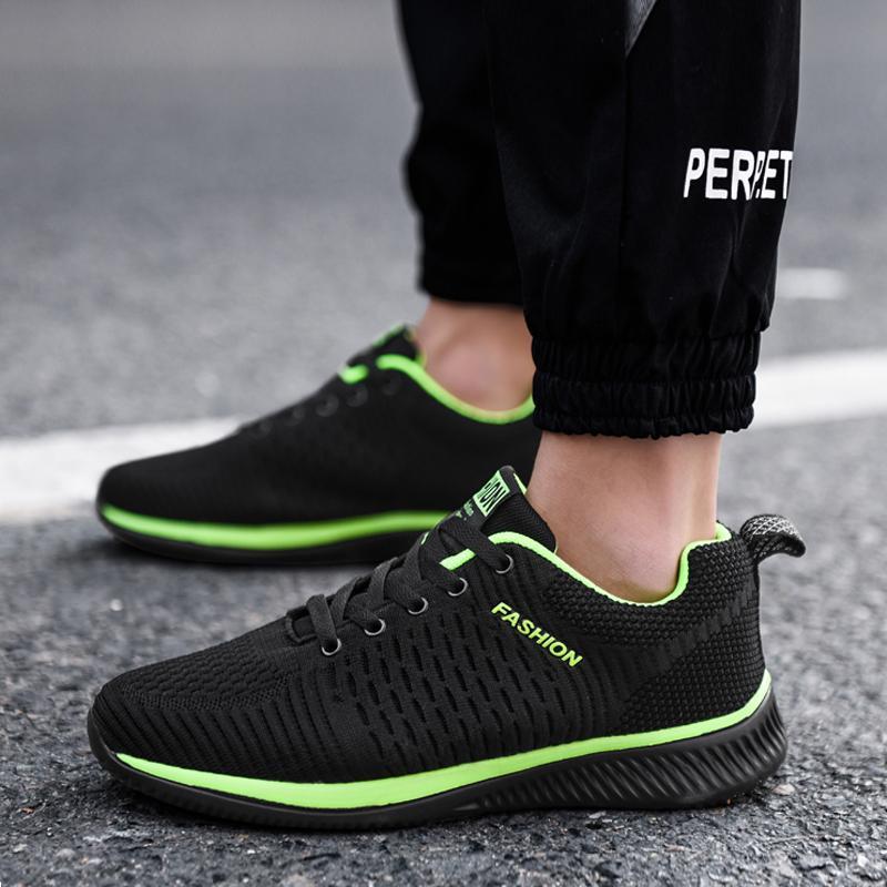 Mesh Lace Up Runing Men's Sneakers