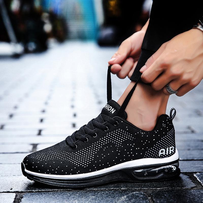 Mesh Lace Up Runing Men's Sneakers