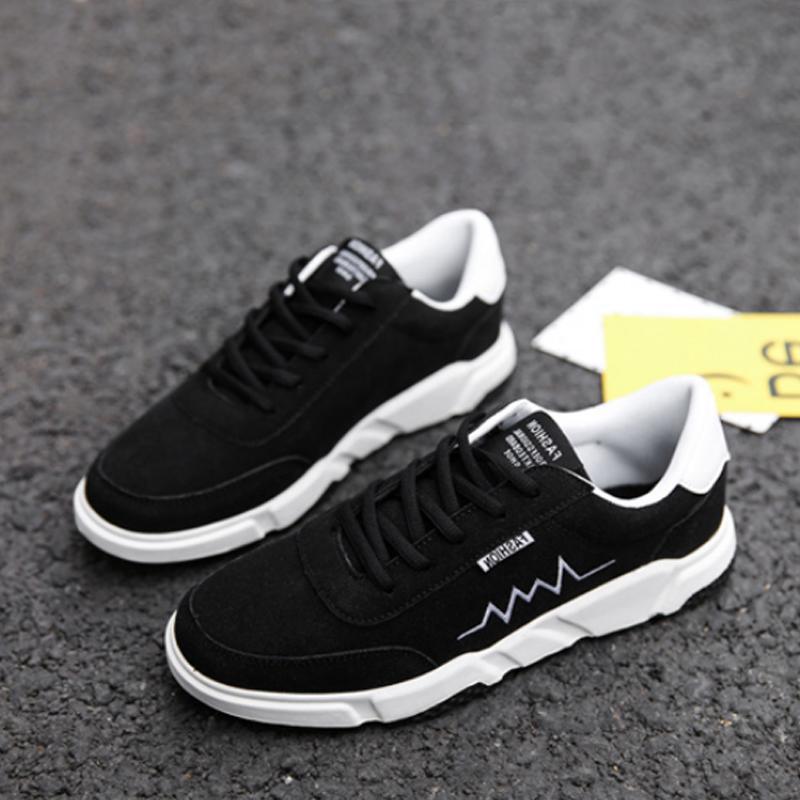 Suede Lace Up Men's Sneakers