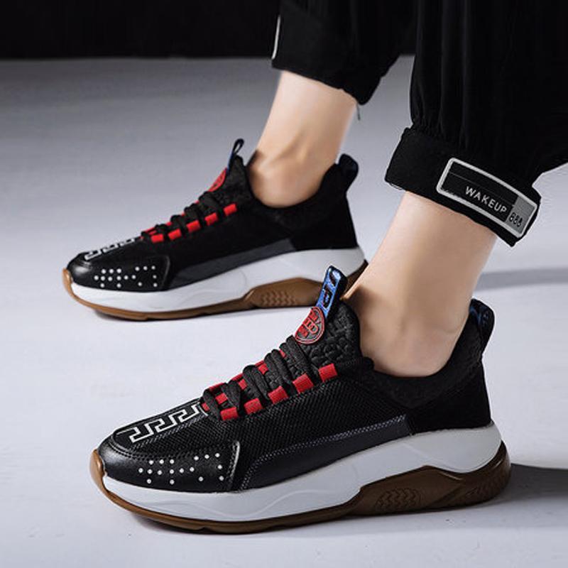 Mesh Lace Up Runing Men's Sneakers