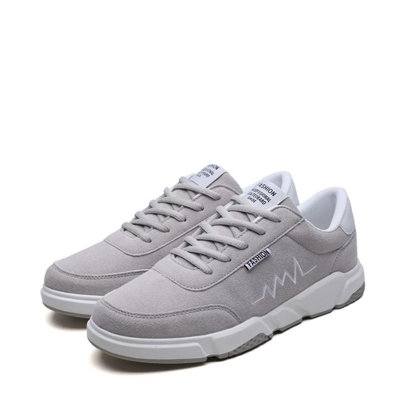 Suede Lace Up Men's Sneakers