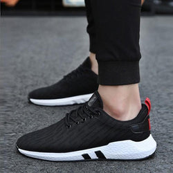 Breathable Mesh Lace Up Men's Sneakers