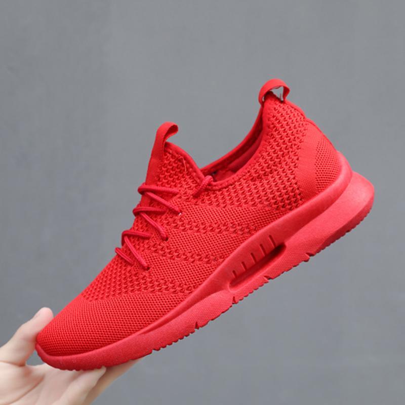 Mesh Lace Up Non-slip Men's Sneakers