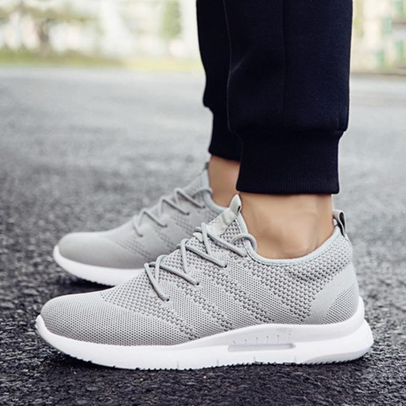 Mesh Lace Up Non-slip Men's Sneakers