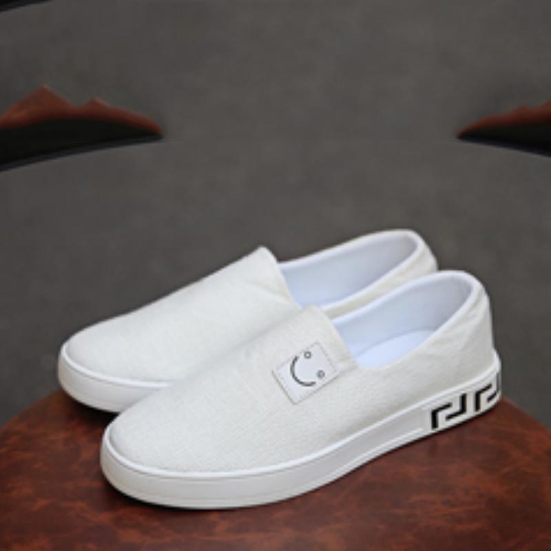 Causal Canvas Cloth Slip On Men's Sneakers